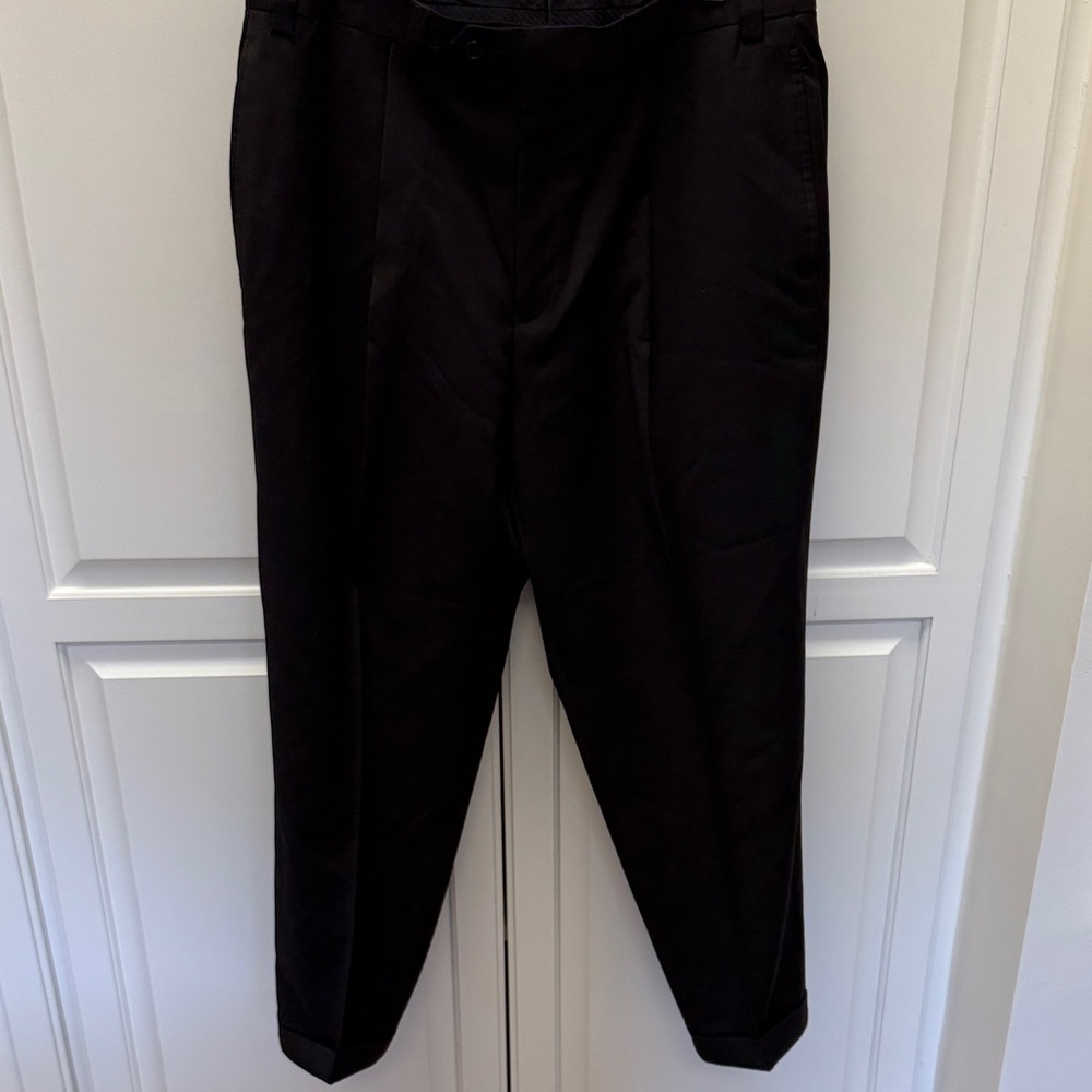 Joseph Abboud Elegant Black Dress Pants 35 x 27